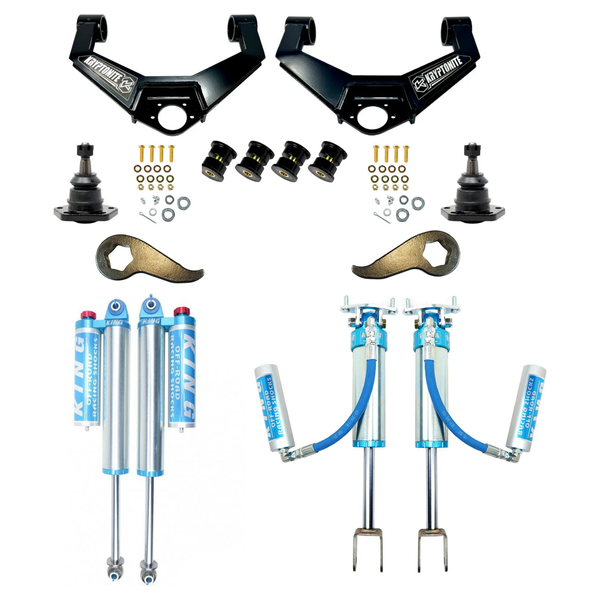 Kryptonite Stage 3 Leveling Kit w/King 2.5 Shocks, 2020-2026 L5P