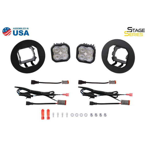 Diode Dynamics SS3 LED Fog Light Kit, 2007.5-2014 Sierra LMM/LML
