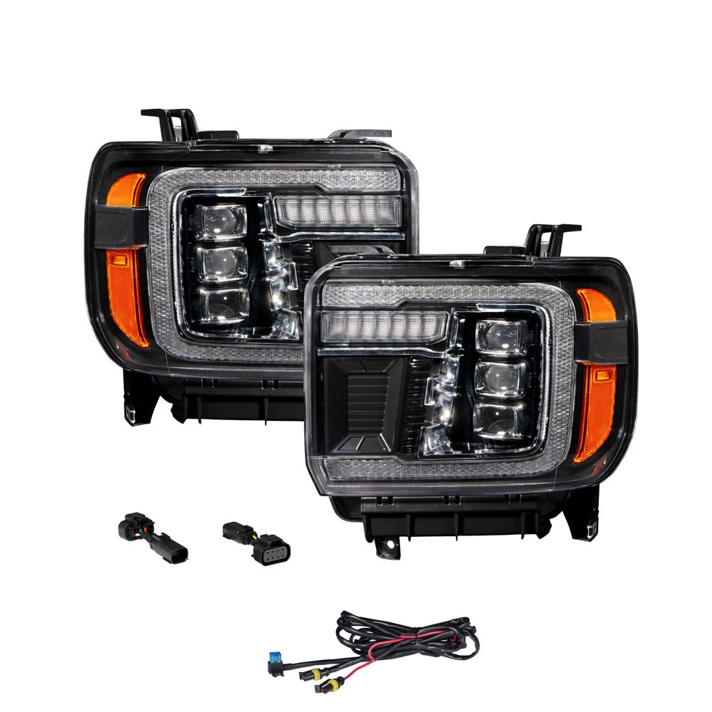 Diode LED Projector Headlights, 2015-2019 Sierra LML/L5P