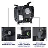 Diode LED Projector Headlights, 2015-2019 Sierra LML/L5P