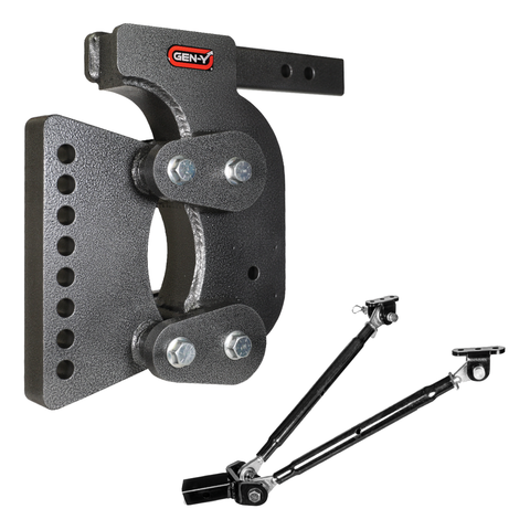 Gen-Y 2" 16K Boss Torsion Flex Weight Distribution Drop Hitch (12.5" Drop)
