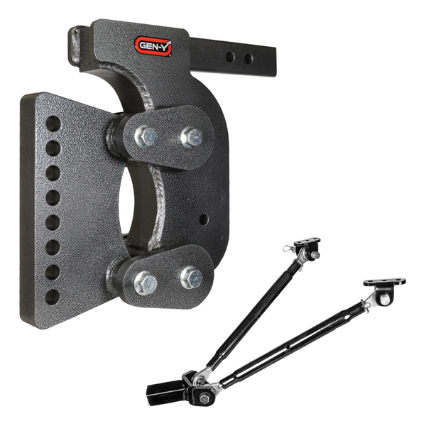 Gen-Y 2" 16K Boss Torsion Flex Weight Distribution Drop Hitch (12.5" Drop)