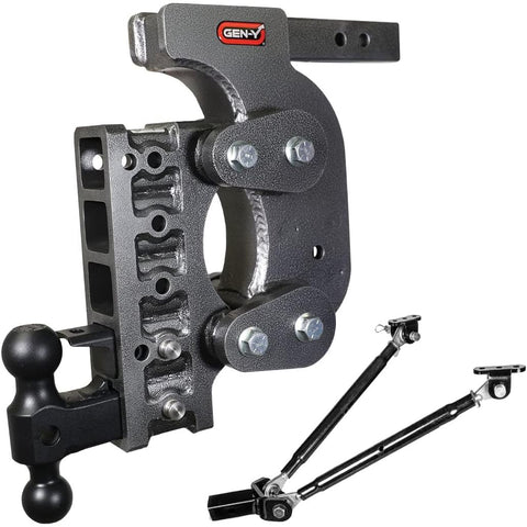 Gen-Y Boss Torsion Flex 16K Drop Hitch 2" Receiver (15" Drop)