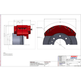 SSBC Rear B8-Barbarian Direct Fit Caliper Upgrade Kit 2011-2024 LML/L5P