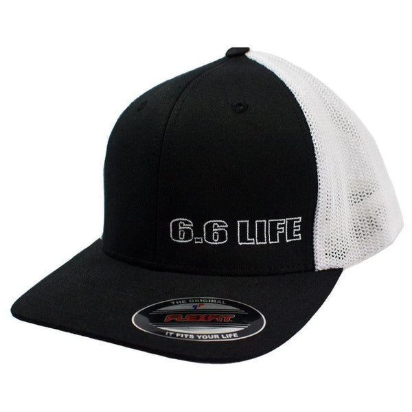DmaxStore 6.6 Life Trucker Hat (Black/White)