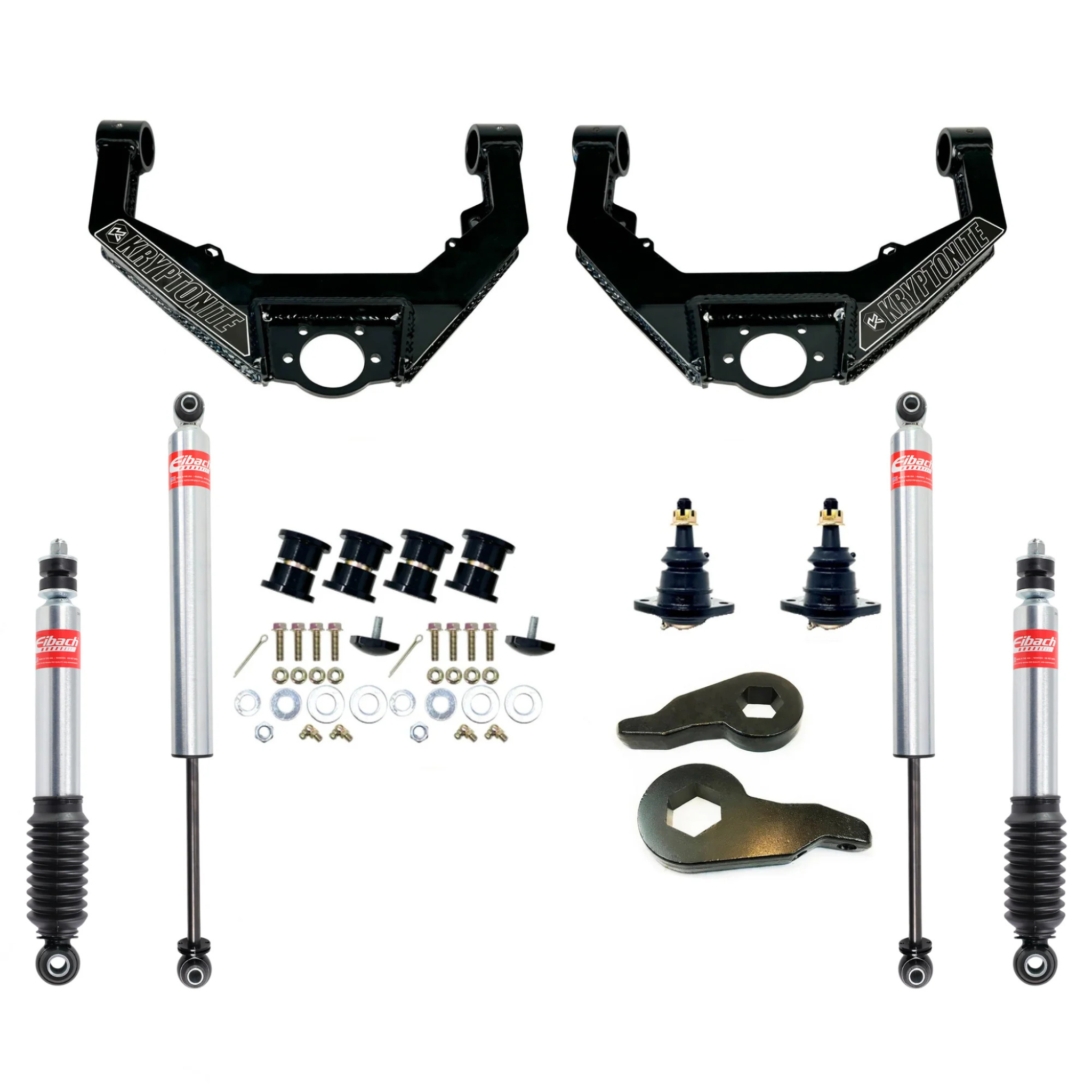 Kryptonite Stage 3 Leveling Kit w/Eibach shocks, 2001-2010 LB7/LLY/LBZ ...