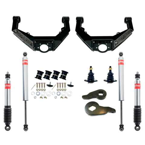 Kryptonite Stage 3 Leveling Kit w/Eibach shocks, 2001-2010 LB7/LLY/LBZ/LMM