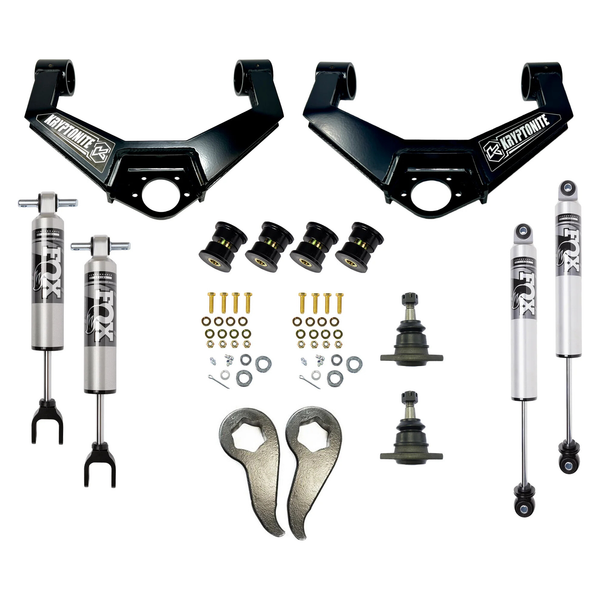 Kryptonite Stage 4 Leveling Kit w/Fox 2.5 IFP, 2020-2025 L5P