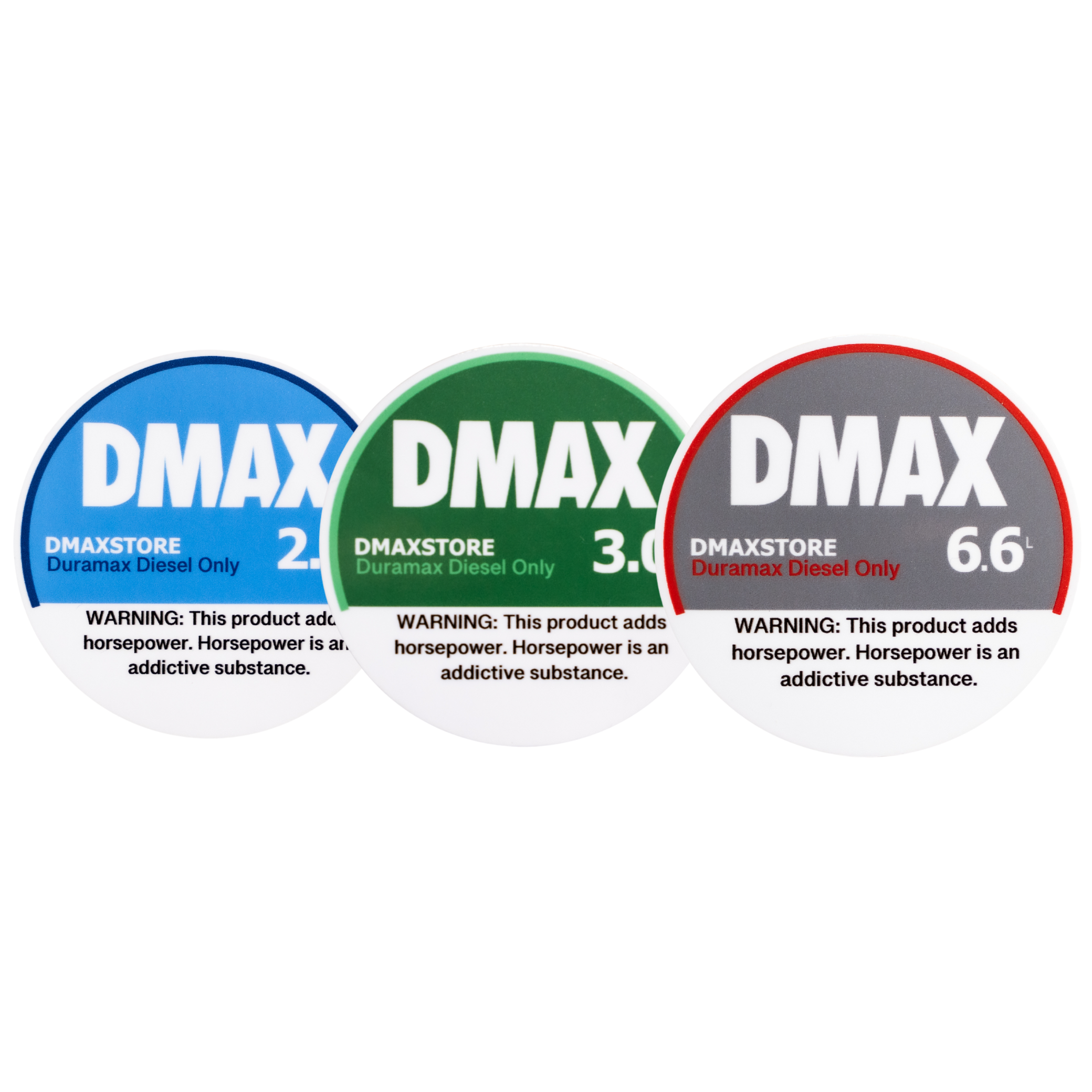 DMAX HP Addiction Sticker (3-Pack)