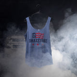 Ladies DmaxStore Blue USA Tank