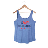 Ladies DmaxStore Blue USA Tank