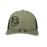 DmaxStore D-Star Snapback Hat (Black/Olive)