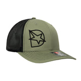 DmaxStore D-Star Snapback Hat (Black/Olive)