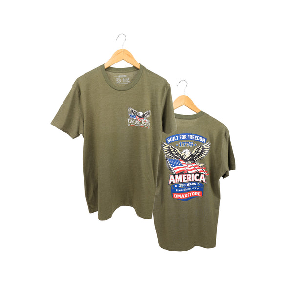 DMAX Freedom 250th Anniversary Olive Tee
