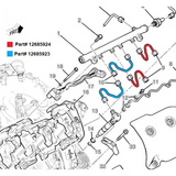GM High Pressure Fuel Line (Cylinder 2/4/5/7) 2017-2024 L5P