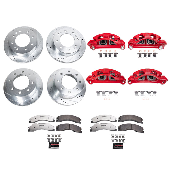 PowerStop Rotor, Pad, & Caliper Kit 2011 LML Duramax Dually