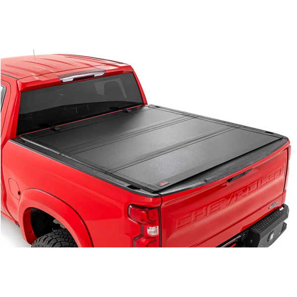 Rough Country Hard Tri-Fold Flip Up Bed Cover 49120650 49120580