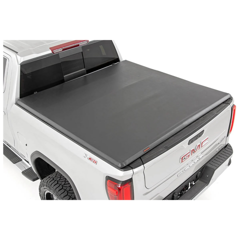 Rough Country Soft Tri-Fold Bed Cover, 2020-2025 LM2/LZ0