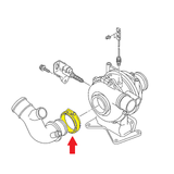 PPE Turbo Inlet V-Band Clamp, 2004.5-2010 LLY/LBZ/LMM
