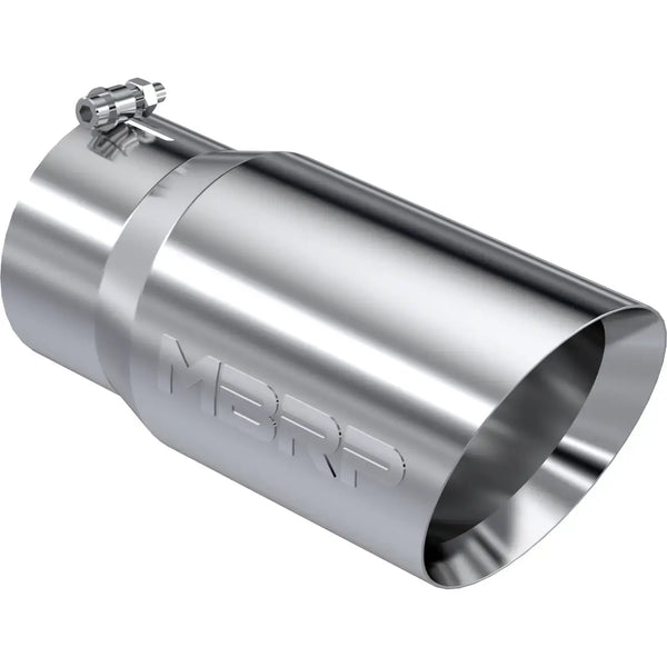 MBRP 5"X6"X12" Dual Wall, Angle Cut, T304 Stainless Tip