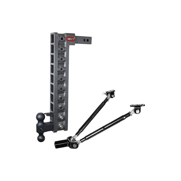 Gen-Y Mega-Duty 10K Drop Hitch 2" Receiver (22.5" Drop)