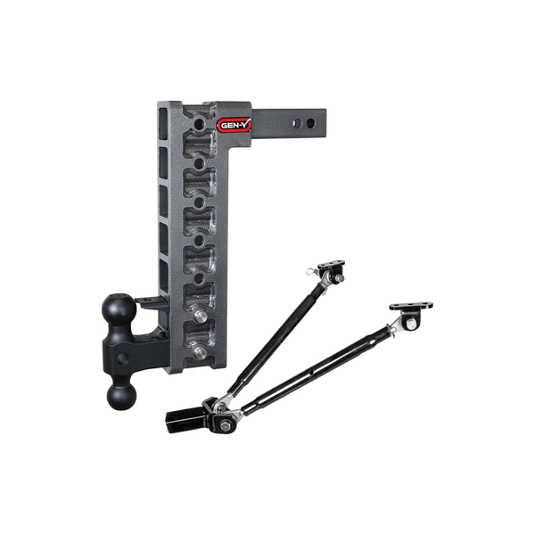 Gen-Y Mega-Duty 16K Drop Hitch 2" Receiver (15" Drop)