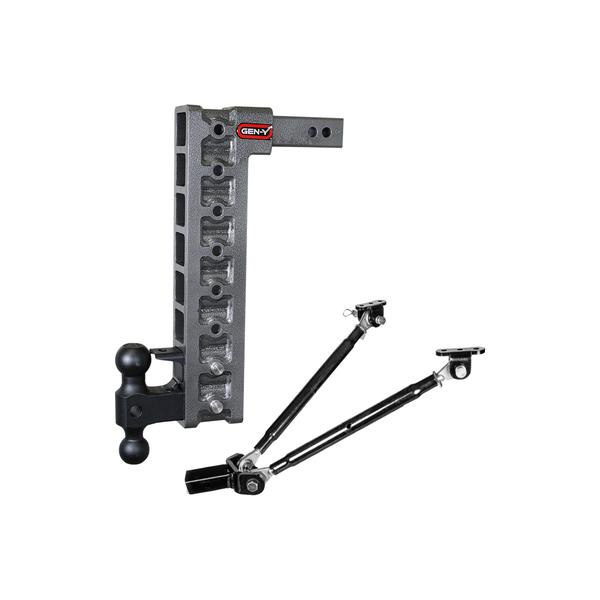Gen-Y Mega-Duty 16K Drop Hitch 2" Receiver (17.5" Drop)