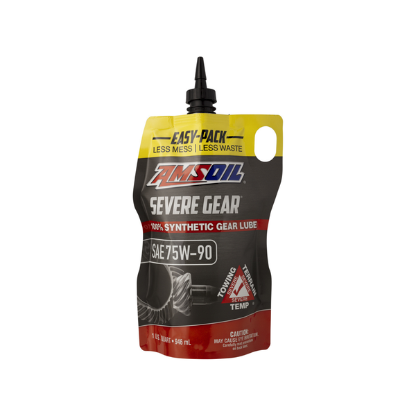 Amsoil Severe Gear 75W-90 Synthetic Gear Oil Easy Pack (Quart)