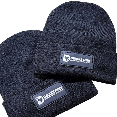 DmaxStore Leather Patch Beanie