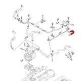 DmaxStore Fuel Rail to Return Pipe Hose, 2004.5-2010 LLY/LBZ/LMM