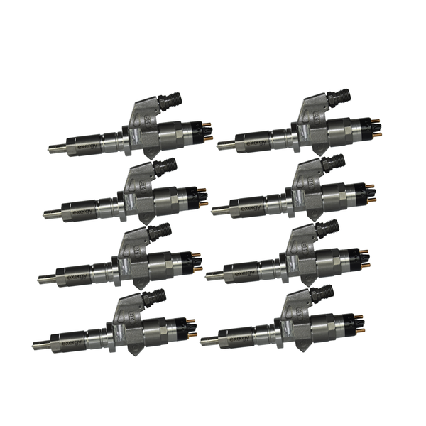Exergy SAC 100% Over Reman Injector Set, 2001-2004 LB7