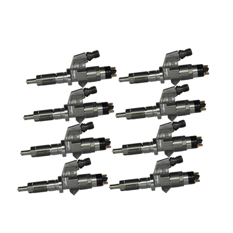 Exergy 45% Over Reman Injector Set, 2001-2004 LB7