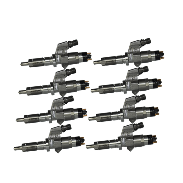 Exergy 45% Over Reman Injector Set, 2001-2004 LB7