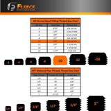 Fleece Performance Setrab Fittings for Aftermarket Radiators, 2001-2010 LB7/LLY/LBZ/LMM