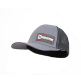 DmaxStore R-Flex Trucker Leather Patch Hat Grey/Black