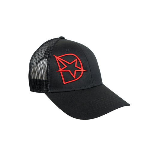 DmaxStore D-Star Snapback Hat (Red/Black)