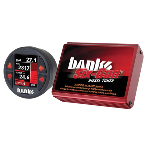 Banks Power Six-Gun Diesel Tuner w/iDash SuperGauge, 2006-2007 LBZ