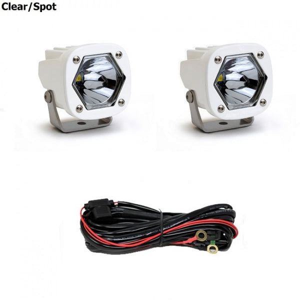 Baja Designs S1 White LED Auxiliary Light Pod Pair