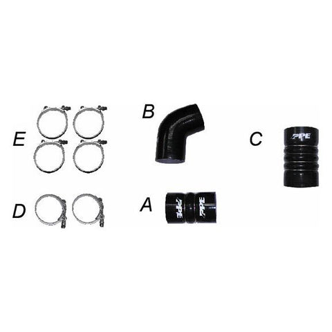 PPE Silicone Hoses and Stainless Steel Clamps, 2006-2010 LBZ/LMM