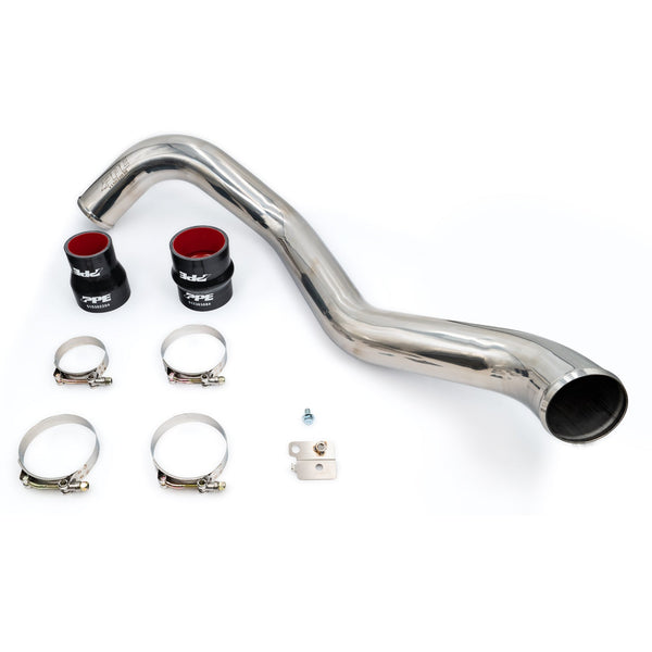 PPE Hot Side Intercooler Charge Pipe - 3.0” Stainless Steel, 2004.5-2010 LLY/LBZ/LMM