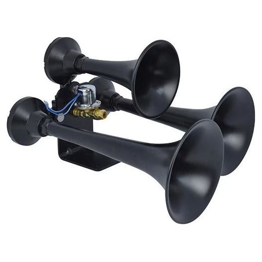 Hornblasters Outlaw 127H Black Train Horn Kit DmaxStore