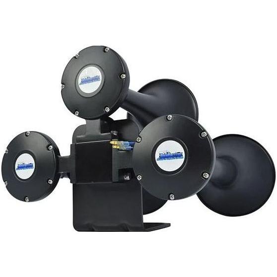 Hornblasters Outlaw 127H Black Train Horn Kit DmaxStore