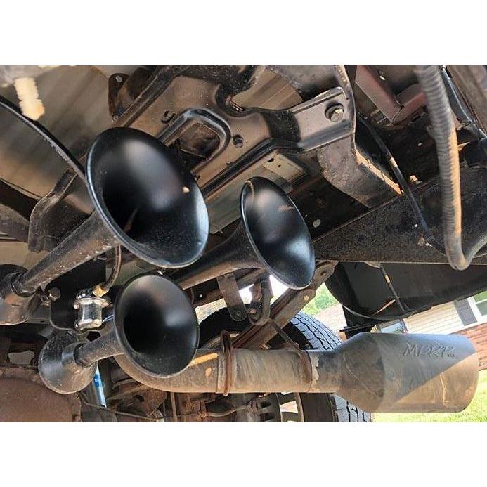 Hornblasters Outlaw 127H Black Train Horn Kit DmaxStore