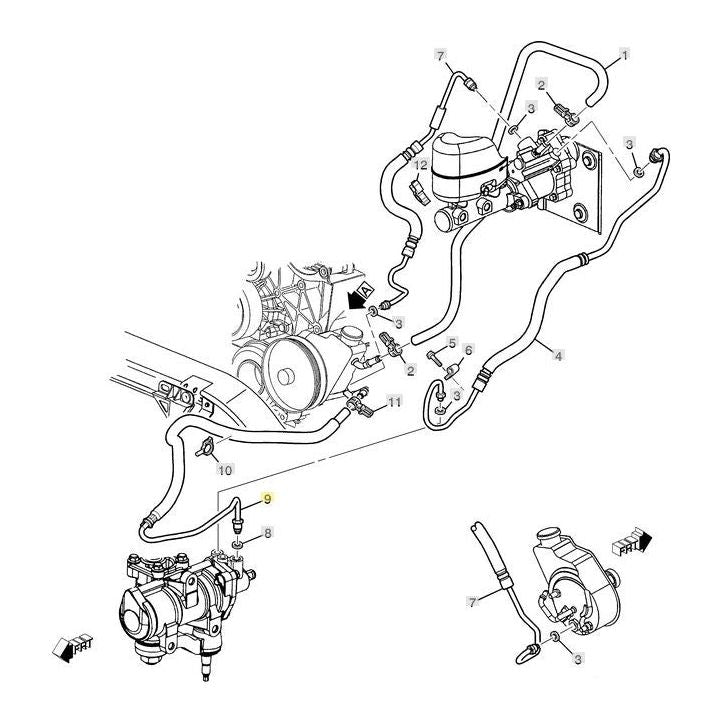 GM Power Steering Gear Outlet Line 15066553 / 15940414 – DmaxStore
