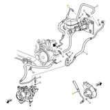 GM Power Hydro Boost Inlet Line, 2001-2010 LB7/LLY/LBZ/LMM