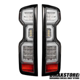 Recon OLED Tail Lights - Clear, 2020-21 Silverado LM2/L5P