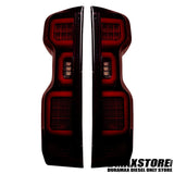 Recon OLED Tail Lights - Red Smoked, 2020-21 Silverado LM2/L5P