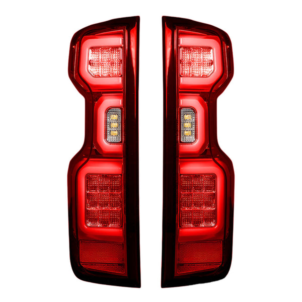 Recon OLED Tail Lights - Red, 2020-23 Silverado LM2/L5P