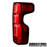 Recon OLED Tail Lights - Red, 2020-21 Silverado