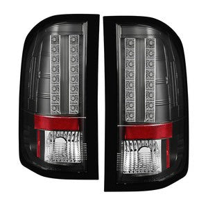 Spyder LED Tail Lights - Black 2007.5-2014 LMM/LML